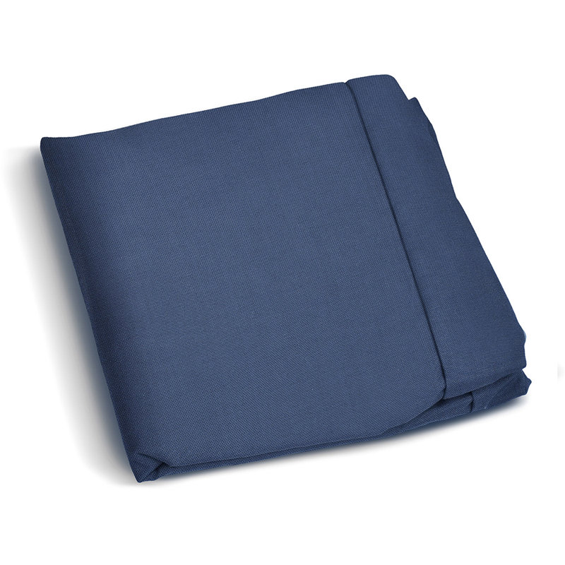 Outdoor T-Cushion Recliner Slipcover, Blue Polyester Blend