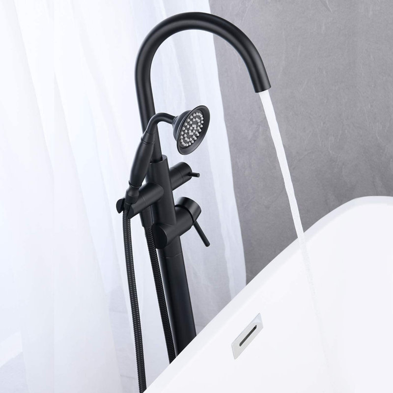 Rishel Floor Tub Spout with Diverter