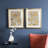 Tree Ring Study I - 2 Piece Single Picture Frame Painting Set