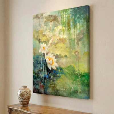 «Le Beau Giclee» par AFD Home 11158399 Papier peint floral fusion, 36 pouces par 48 pouces