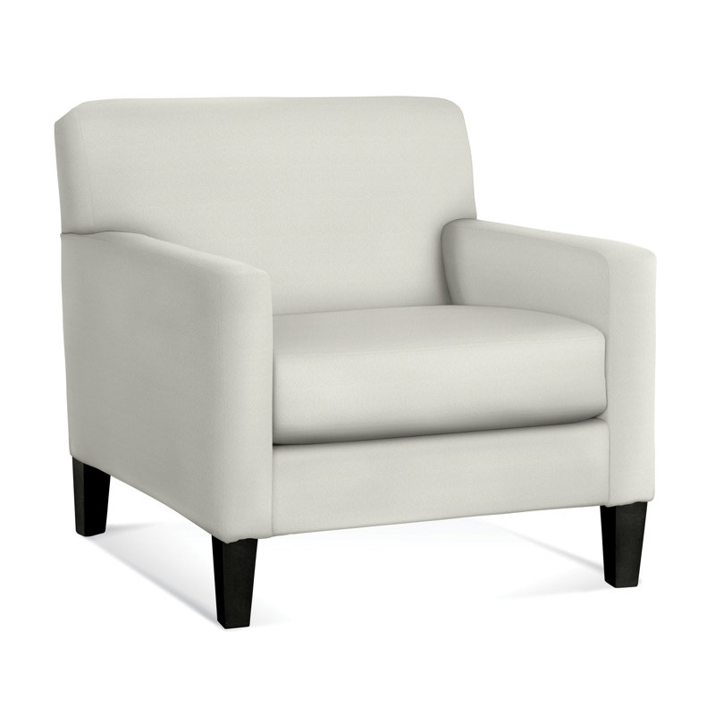 Fauteuil de 34 pouces de largeur Tampa, Noir, noir, noir, noir, Rayures bleues / beiges 0209-61