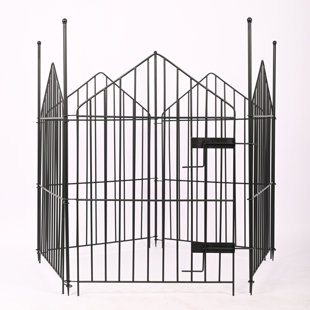 Black Metal Fence Panels