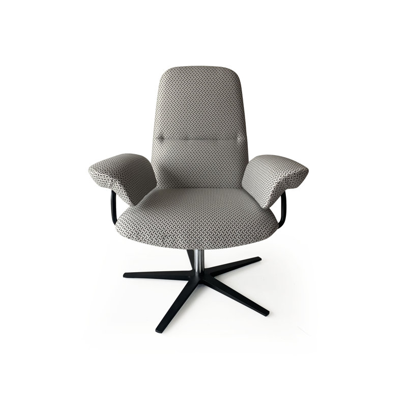 Armonk Upholstered Swivel Armchair