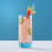 JoyJolt Hue Drinking Glasses - 13 oz