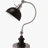 22"H Satin Nickle Good Neck Table Lamp