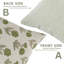 Housse de coussin à motif floral de style bohème Artisan-107282487-107282488-107282464