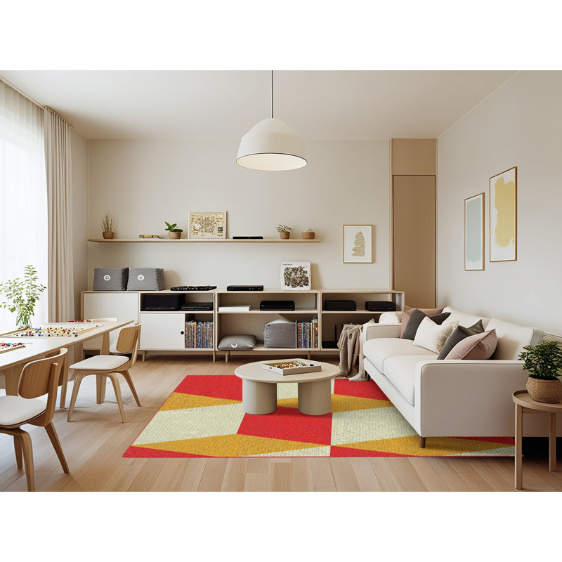 Ranney Geometric Indoor Rug, Rectangle 7' x 9'