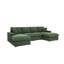Sofa de coin Mountster avec deux poufs-991983600