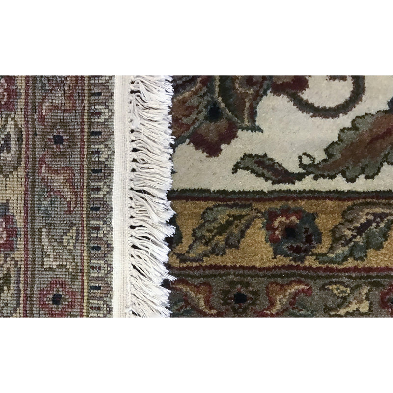 Wool Oriental Area Rug, Rectangle 6'1" x 9'1"