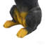 Tabouret de table d'appoint à piédestal 22,17 po H Black Dog