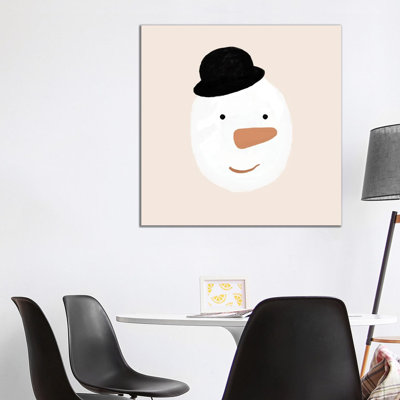 Snowman - Wrapped Canvas Painting
