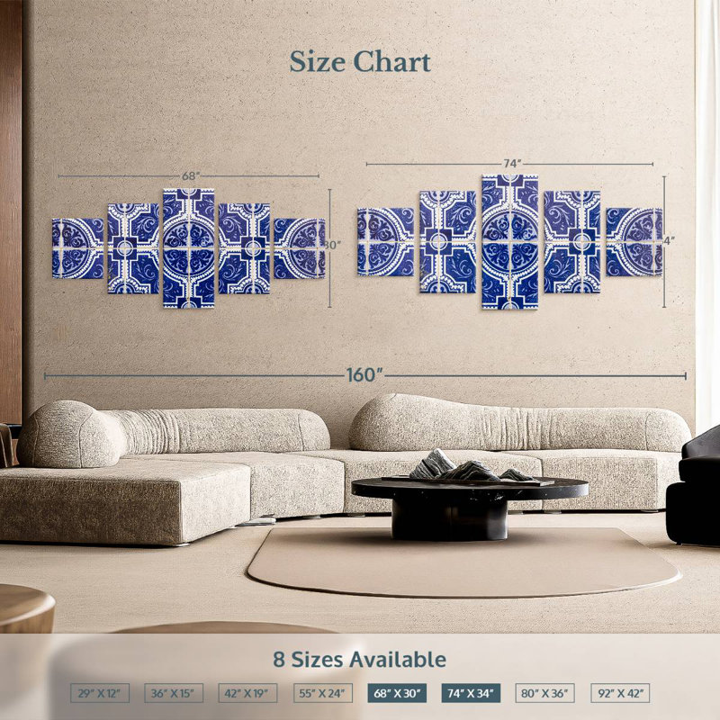 Blue Porto Floor Tiles