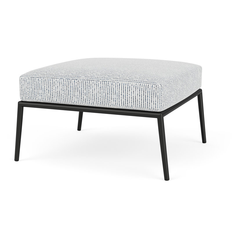 Escape Outdoor Ottoman, Burson Indigo