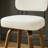 26" Swivel Upholstered Counter Stool with Walnut-Finish Bentwood Frame-114223068-114223064