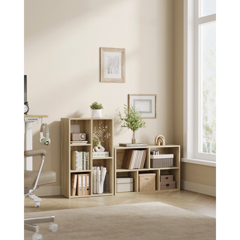 Arkwright 80cm H x 50cm W Standard Bookcase, ‎Light Oak