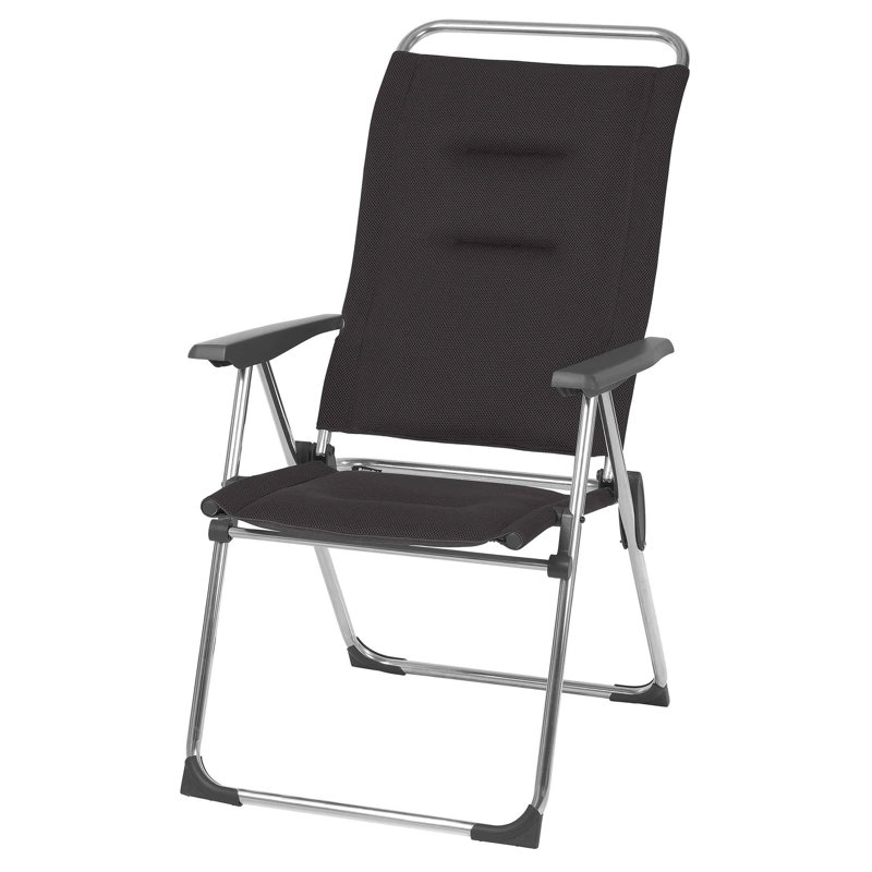 Fauteuil inclinable Lafuma Alu Cham Batyline, Noir