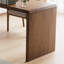 Bureau rectangulaire brun en bois massif-108675590