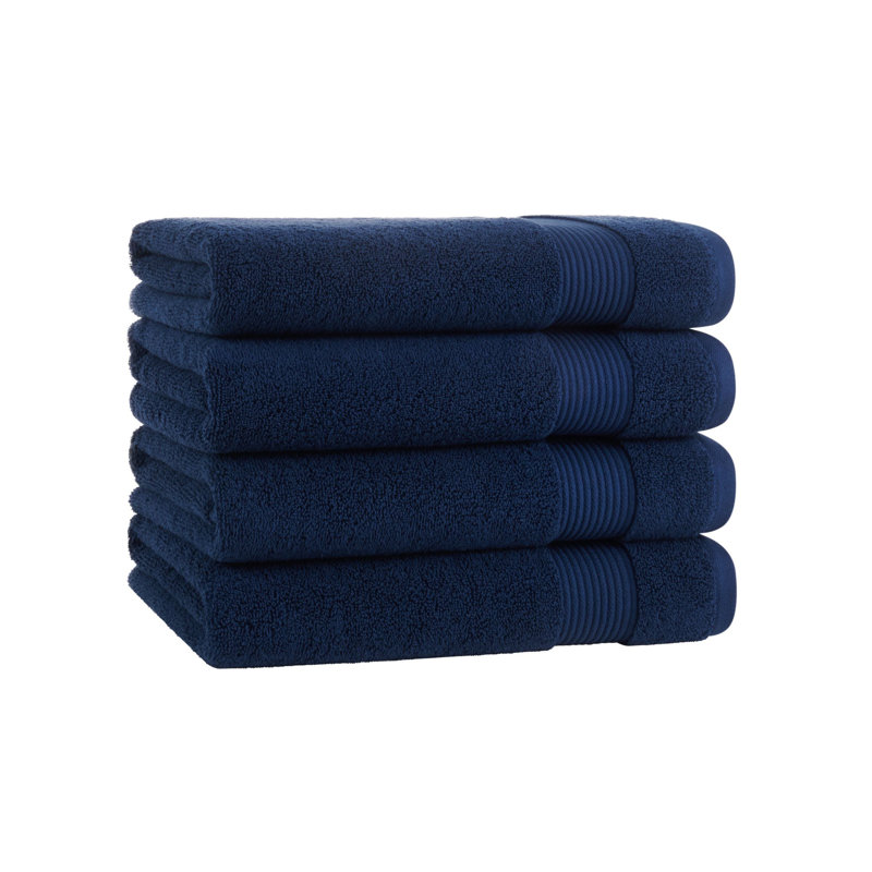 Host & Home Bath Towel 27x54 (4/Pack), Lapis Navy
