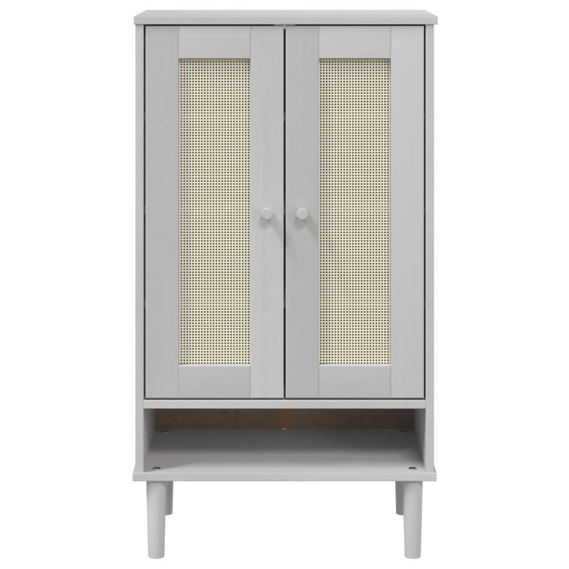 10 Pair Shoe Storage Cabinet, White