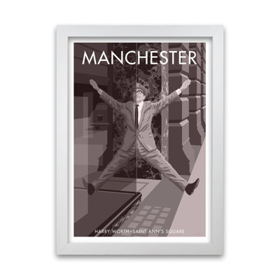 Manchester Harry Worth by Stephen Millership - Print