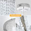 Luminaire suspendu en cristal de luxe, moderne et durable