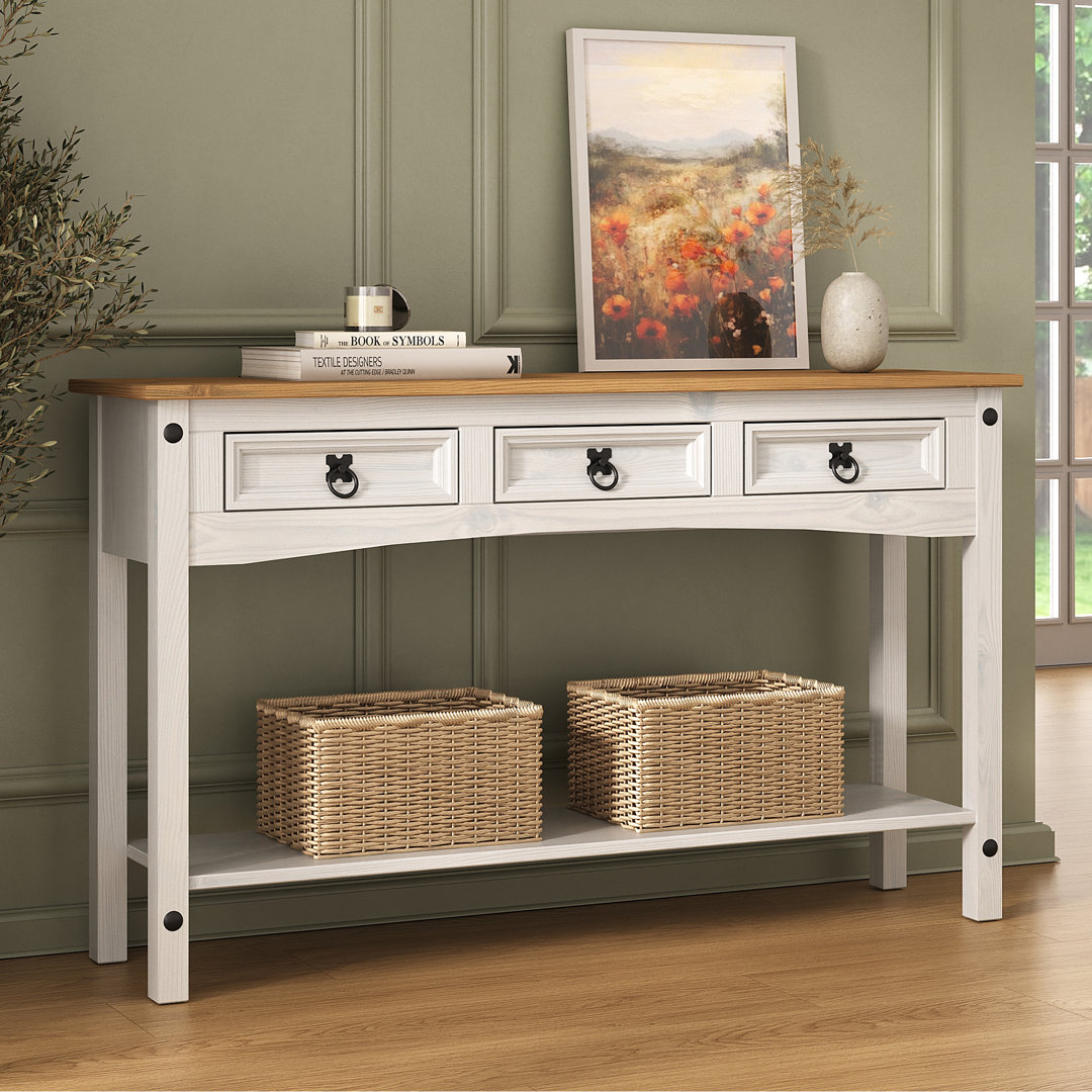 122cm Solid Wood Console Table