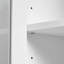 Armoire de salle de bain haute polyvalente avec plusieurs compartiments et fabrication durable