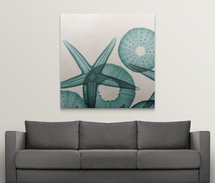 « iv x-ray » par albert koetsier,, reproduction de photo Under the Sea, H 20 po x l 20 po x P 1,5 po, Toile