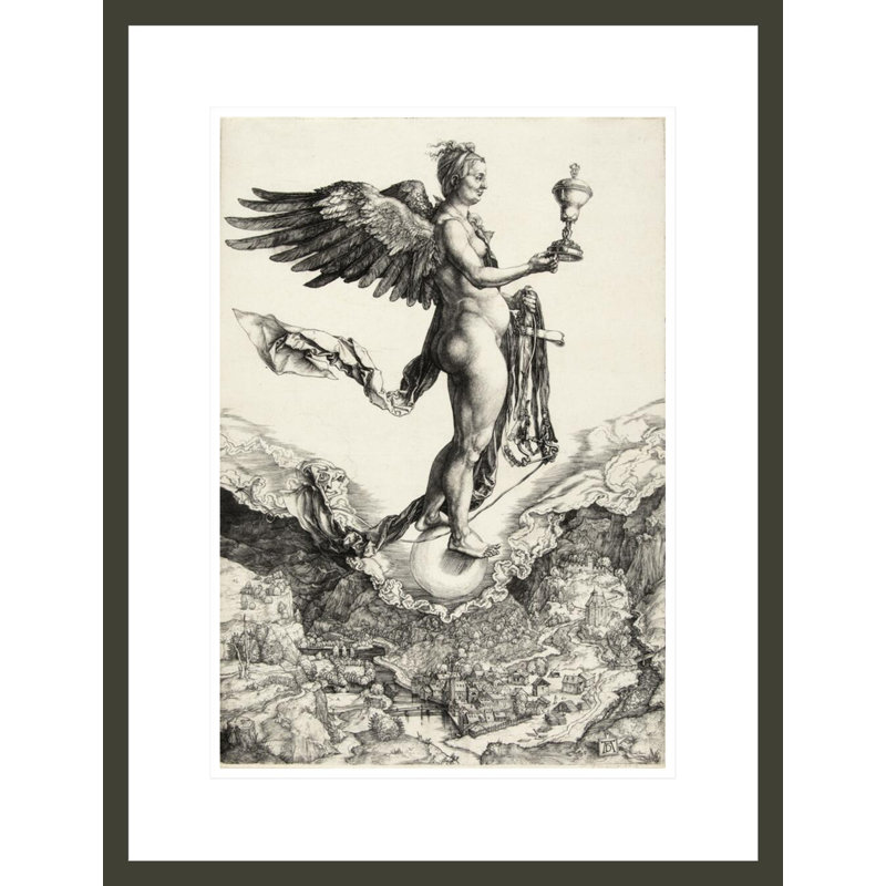 Nemesis by Albrecht Dürer -Framed Giclee Print, 21.75" H x 16.69" W