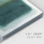 Sea Glass Windowpane II - peinture sur toile tendue-956134258