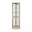 Armoire d'angle avec tablette et porte en verre-74569876