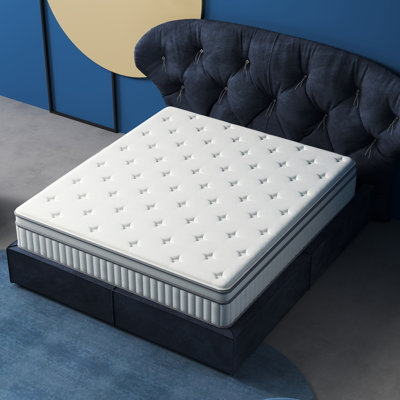Matelas hybride à mousse à mémoire de forme certifié CertiPUR-US 10 po / 12 po / 14 po
