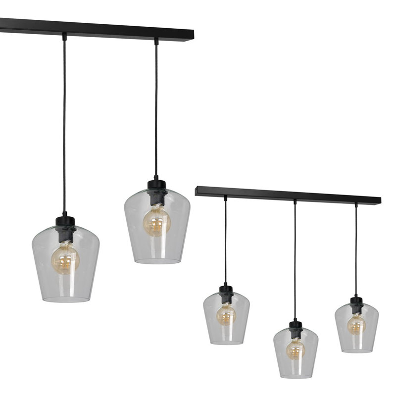 Staceville 3 - Light Kitchen Island Pendant, Clear