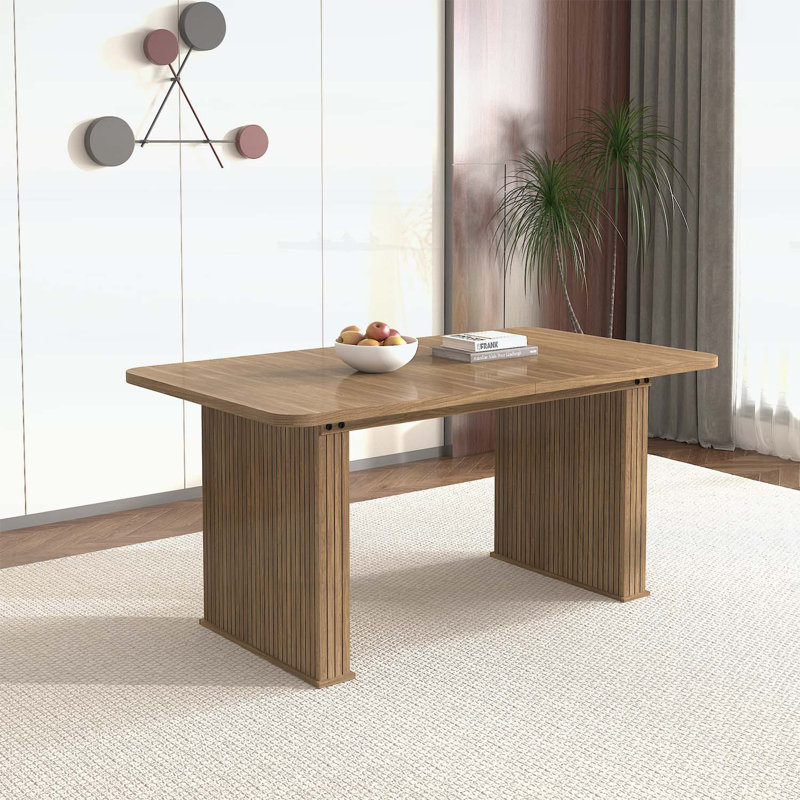 Table de salle à manger moderne extensible pour 6 à 10 personnes, pour une salle à manger élégante et spacieuse