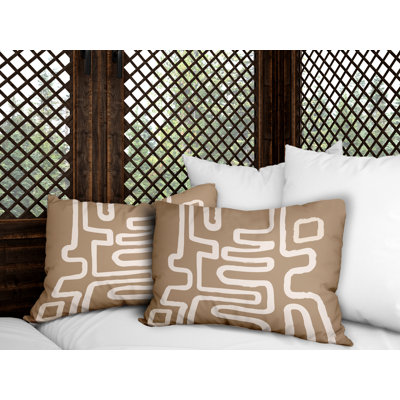 Joni Squiggles Indoor/Outdoor Square Pillow