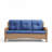 Carolina 75'' Wide Straight Wicker Patio Sofa with Cushions-89131371-93784209