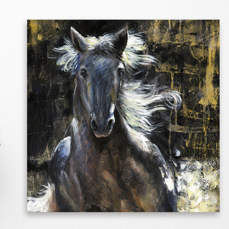 Alain Bonnec - Wrapped Canvas Painting, 45cm x 45cm x 3.81cm