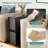 7.8" Wide Fully-Assembled Faux Leather Narrow Nightstand-492082317-471927184