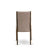 11 Piece Dinette Set Includes a Rectangle Dining Room Table with Removable Leaf and 10 Dark Khaki Linen Fabric Parson Dining Chairs, Distressed Jacobean-1958153794-1958153793