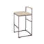Bradbury Leather Bar Stool, Cream-588015851