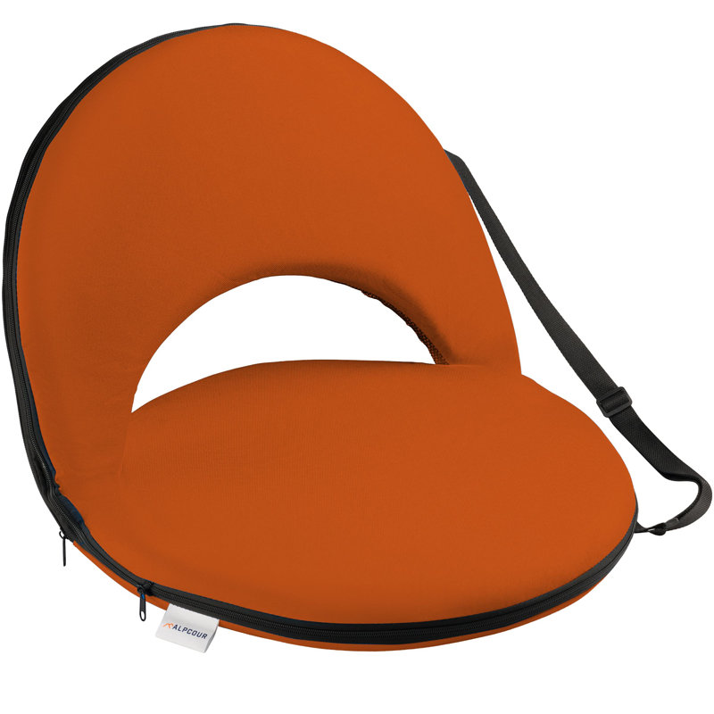 Demos Folding Stadium Seat, Orange
