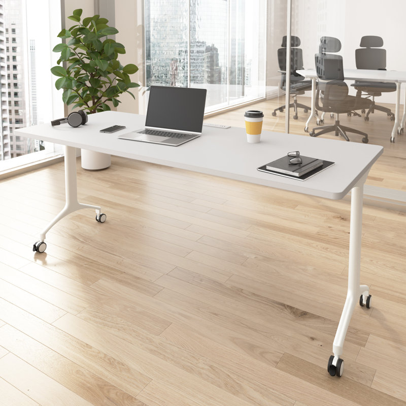 Table de formation rectangulaire modulaire Bush Business Furniture Synergy, Blanc, H 29,62 po x L 71,02 po x l 29,37 po