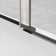 59"W x 60" H Single Sliding Frameless Tub Door with 5/16"(8mm) Clear Tempered Glass