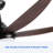55.96'' Ceiling Fan with LED Lights