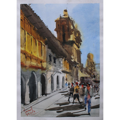 Tourist Place | Watercolor On Cartridge | By Deepa Kushwaha