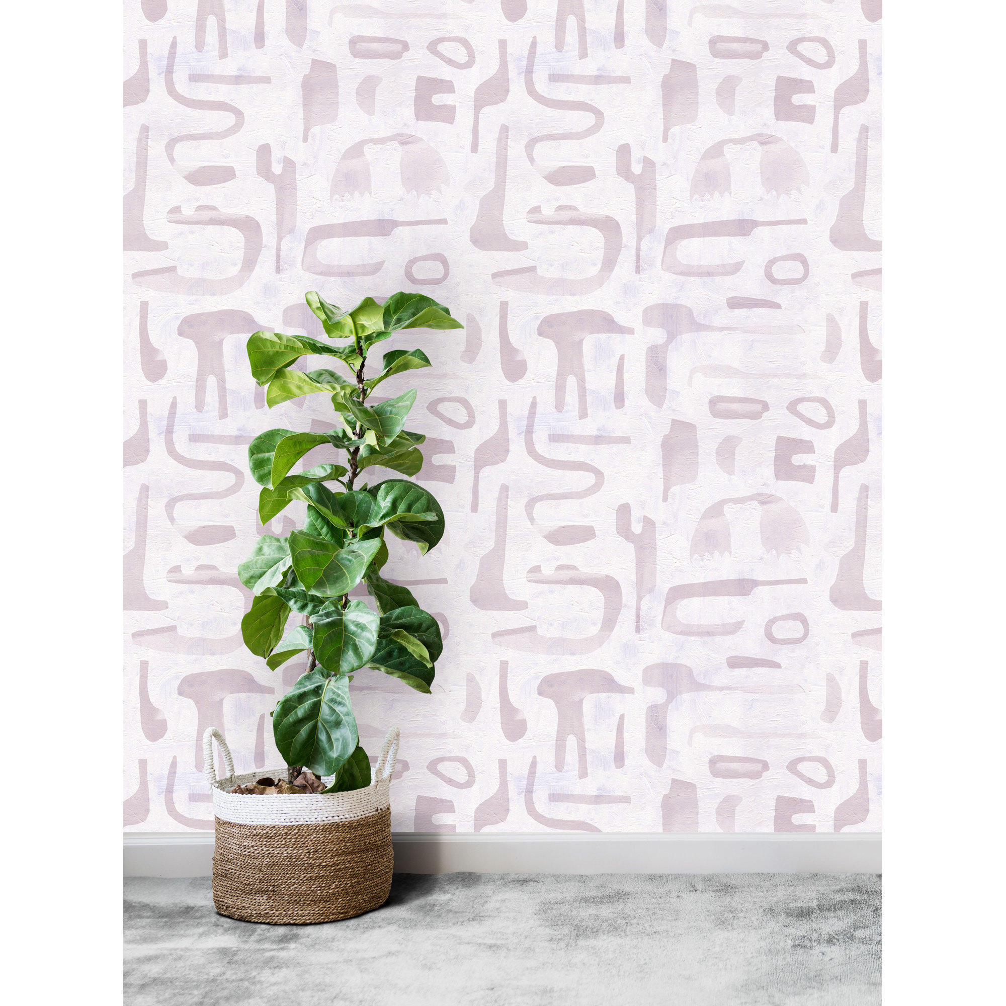 Dean Abstract Wallpaper, Pink