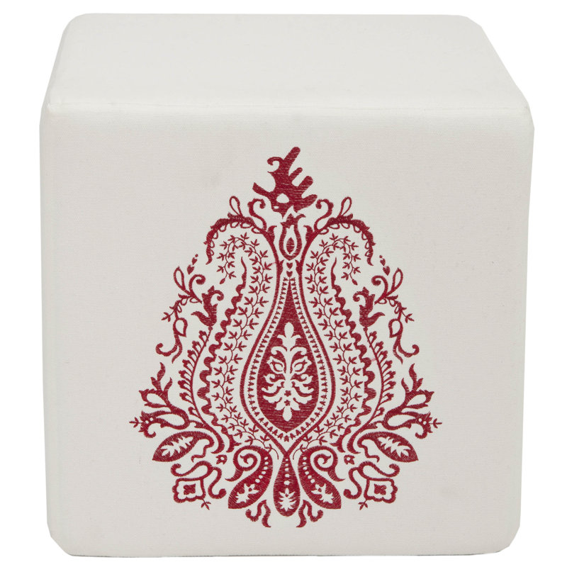 Repose-pieds Townson,  White/Red