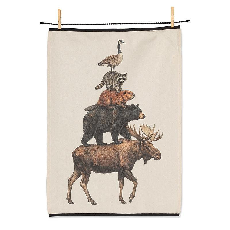 Serviette de cuisine Canadian Animals