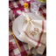 Rond de serviette rond en acrylique peint-1953573233