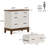 3-drawer File Cabinet, Lateral Filing Cabinet For A4/letter/legal Size